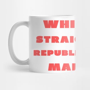 White straight republican male Mug